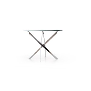 RAYMOND stół bezbarwny/chrom