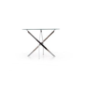 RAYMOND stół bezbarwny/chrom