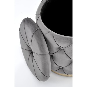 POLLY zestaw 2 puf, popiel (1p=2kpl)