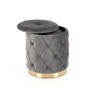 POLLY zestaw 2 puf, popiel (1p=2kpl)