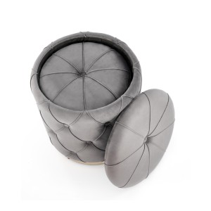 POLLY zestaw 2 puf, popiel (1p=2kpl)