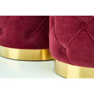 POLLY zestaw 2 puf, bordowy (1p=2kpl)