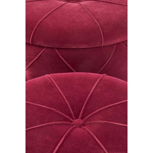 POLLY zestaw 2 puf, bordowy (1p=2kpl)