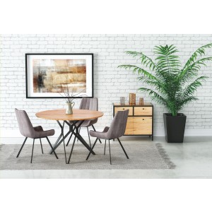 PIXEL2 stół dąb złoty / czarny