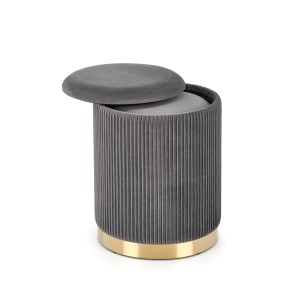 MONTY zestaw 2 puf, popielaty (1p=2kpl)