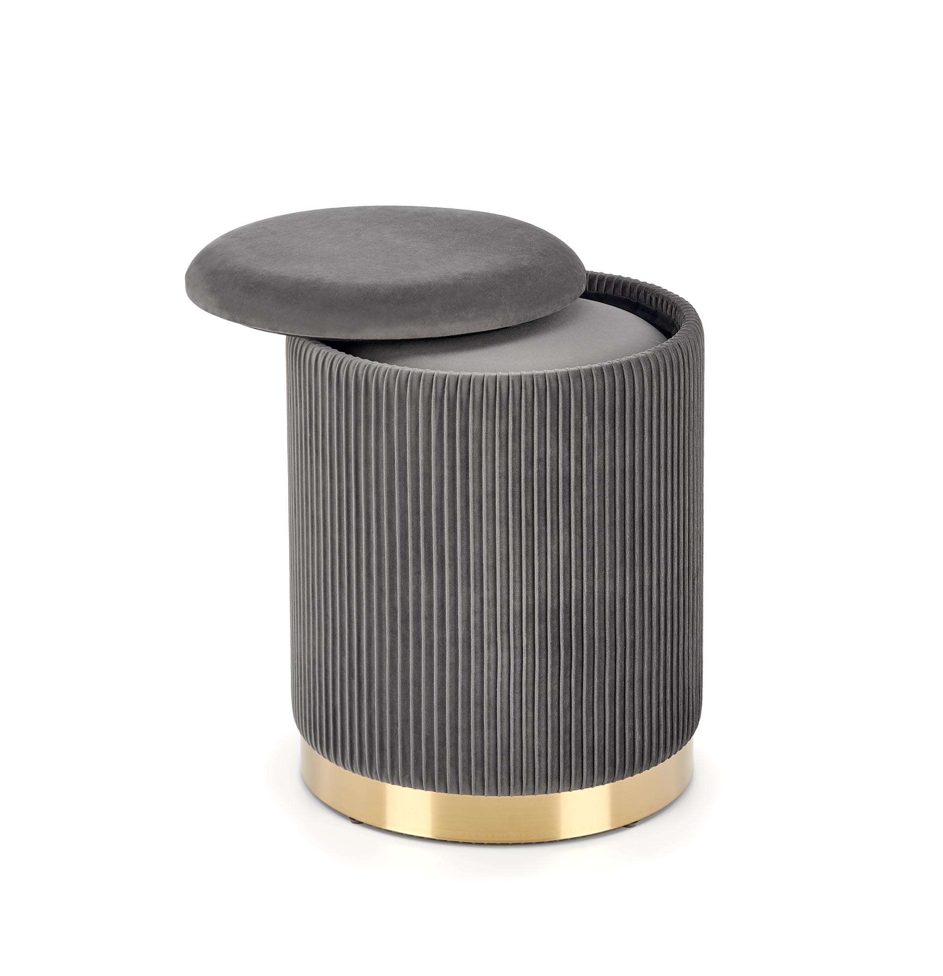 MONTY zestaw 2 puf, popielaty (1p=2kpl)