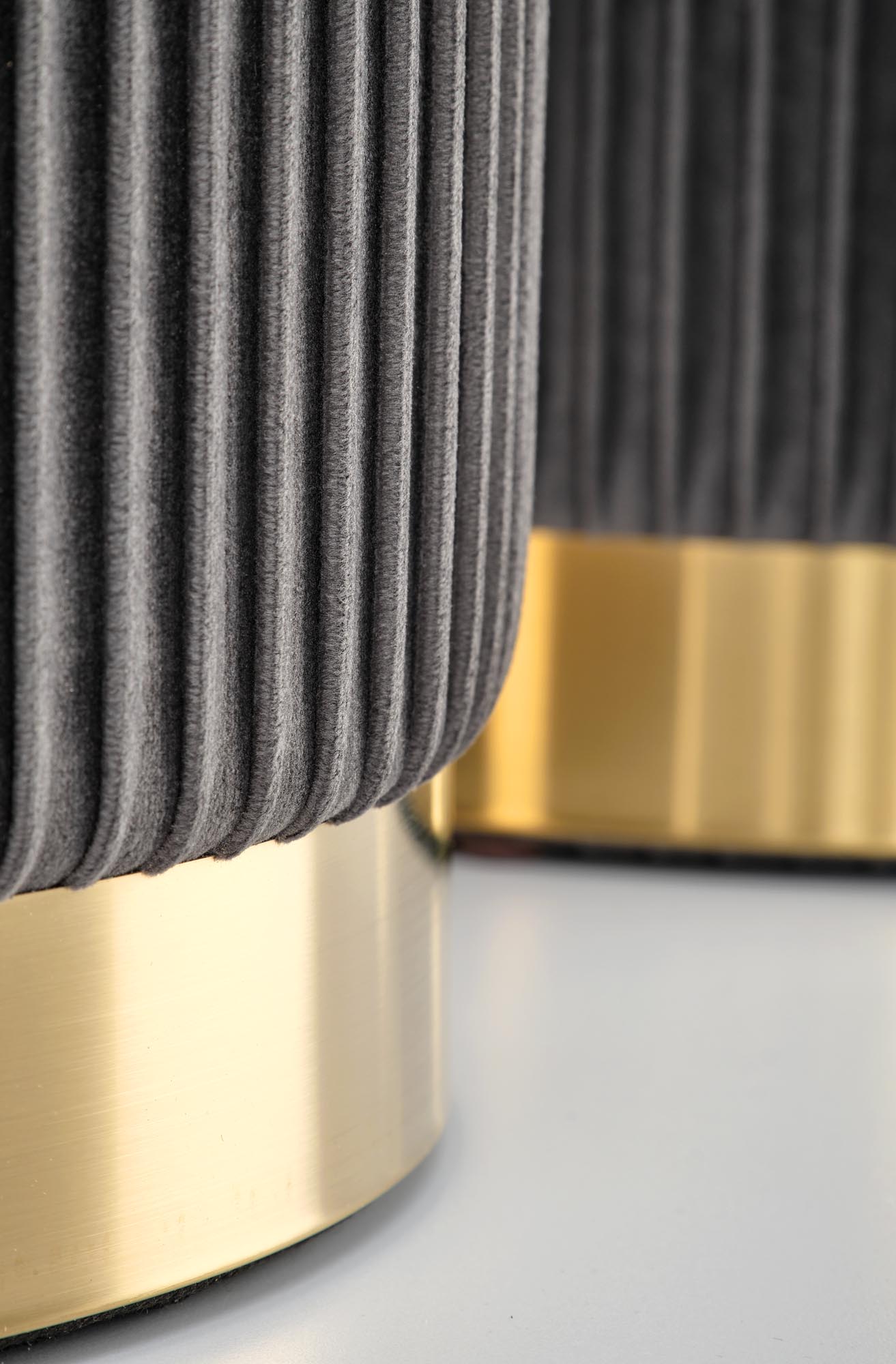 MONTY zestaw 2 puf, popielaty (1p=2kpl)