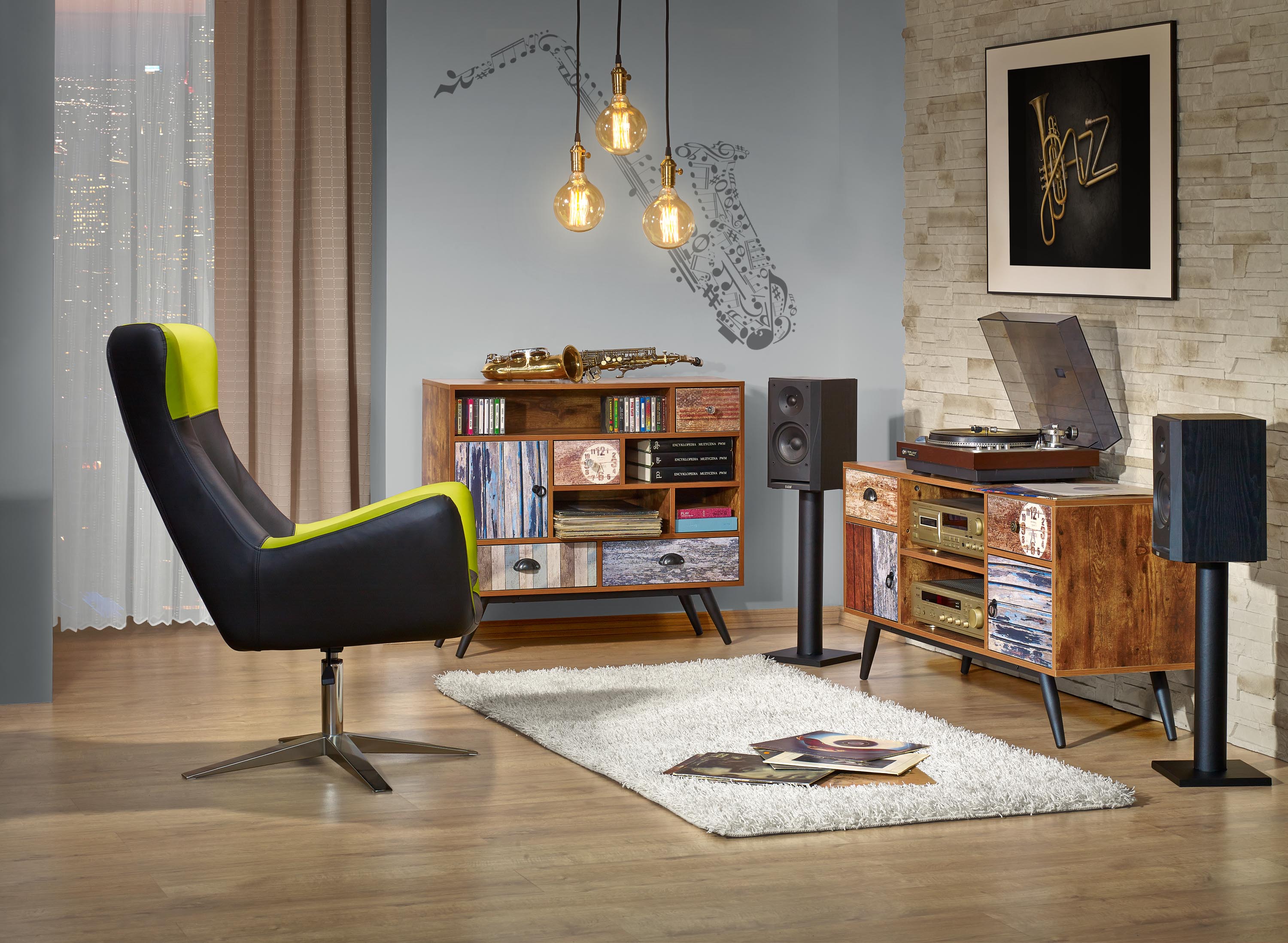 MEZO B1 biurko wielobarwny