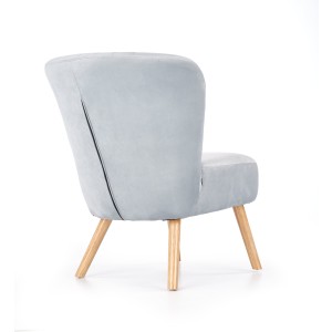 LANISTER fotel wypoczynkowy popielaty