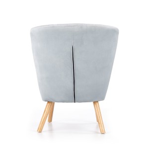 LANISTER fotel wypoczynkowy popielaty