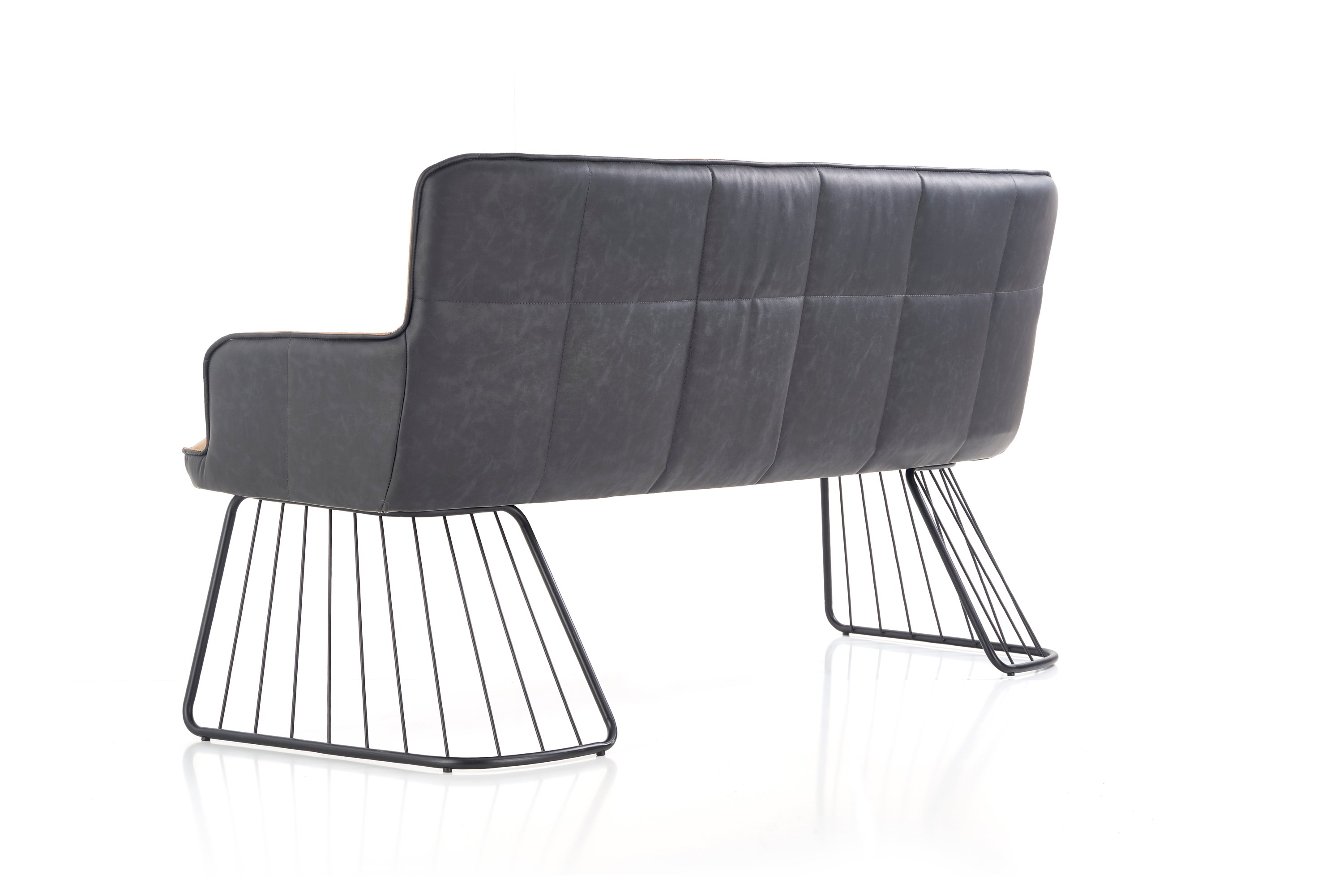 L1 sofa jasny brąz / czarny