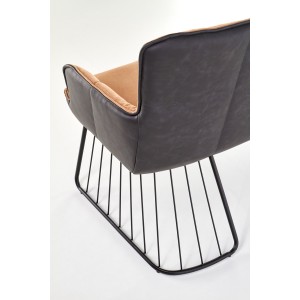 L1 sofa jasny brąz / czarny