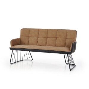 L1 sofa jasny brąz / czarny