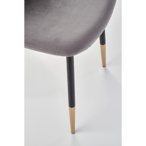 K379 krzesło popielaty