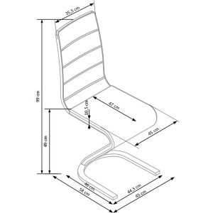 K194 krzesło czarny