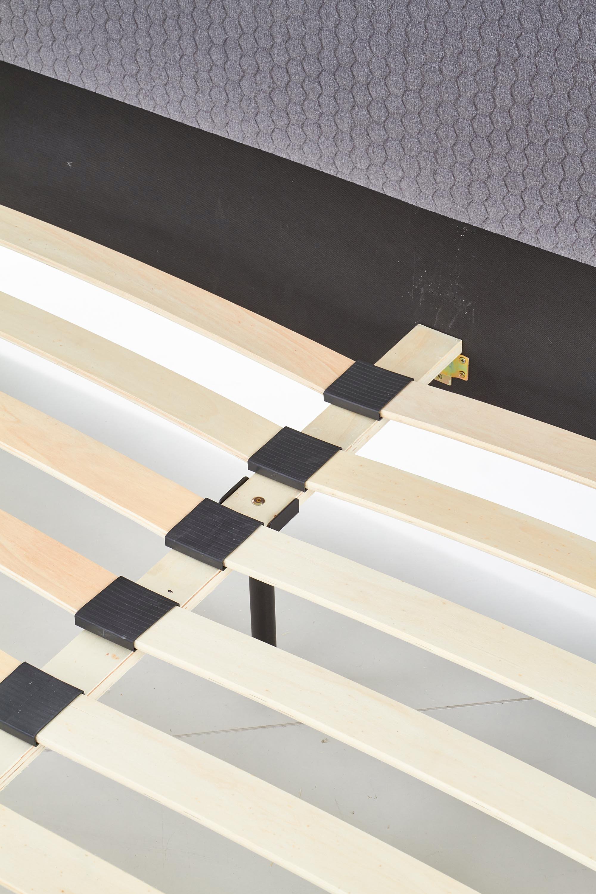 FLEXY łóżko tapicerowane popiel