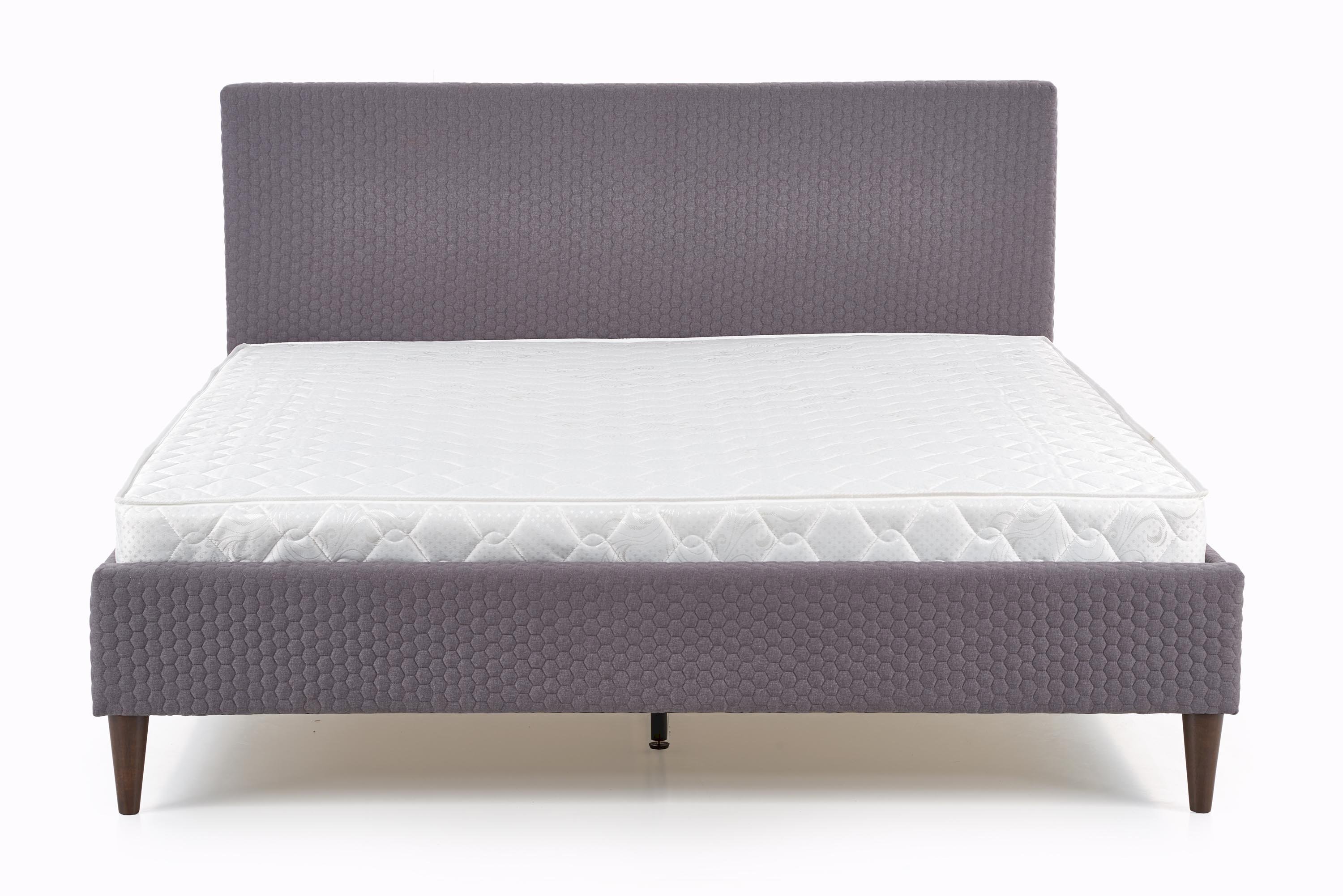 FLEXY łóżko tapicerowane popiel