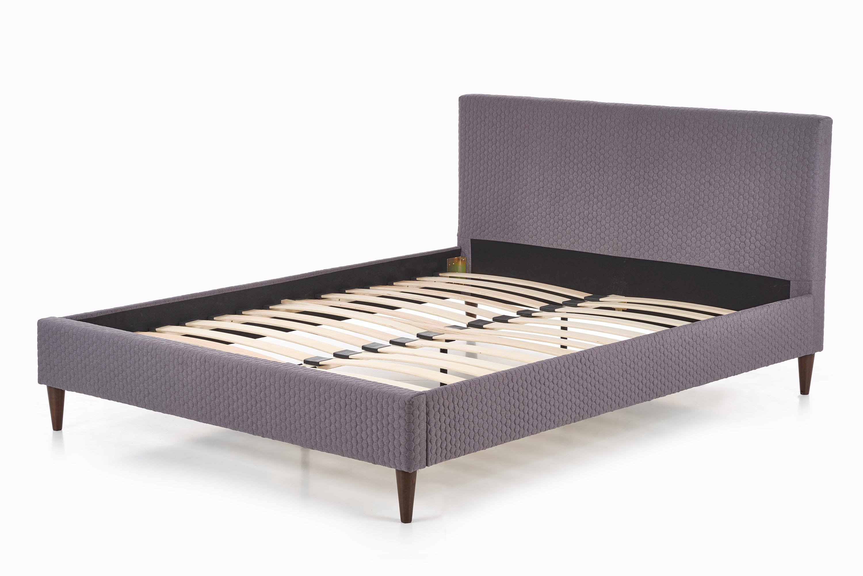 FLEXY łóżko tapicerowane popiel