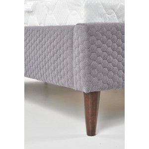 FLEXY łóżko tapicerowane popiel