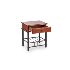 FIONA szafka nocna czereśnia ant/czarny