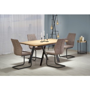 CAPITAL stół dąb złoty / czarny  (2p=1szt )