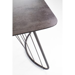 BOSTON stół ciemny popiel / czarny