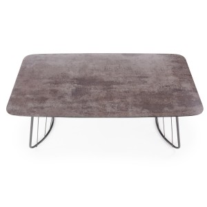 BOSTON stół ciemny popiel / czarny