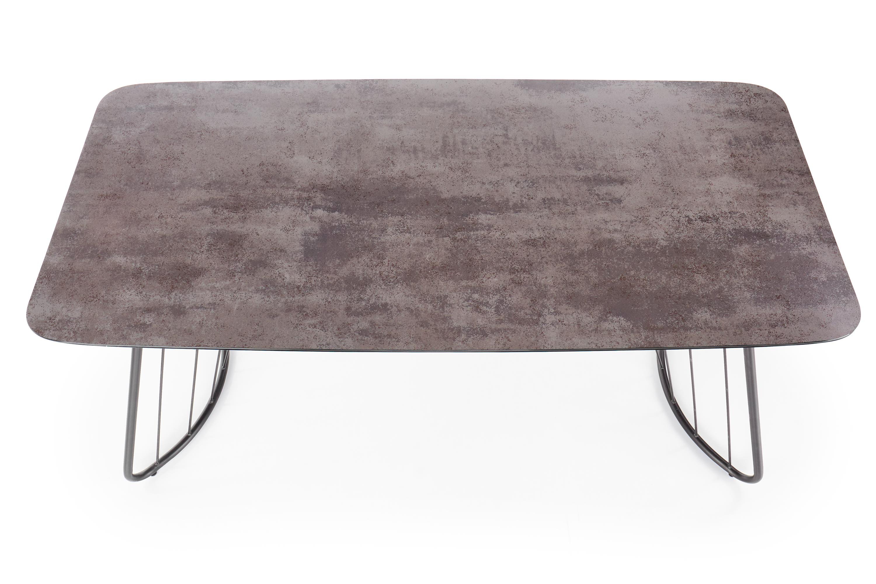 BOSTON stół ciemny popiel / czarny