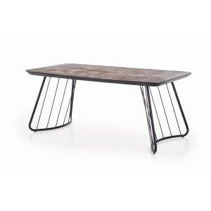 BOSTON stół ciemny popiel / czarny