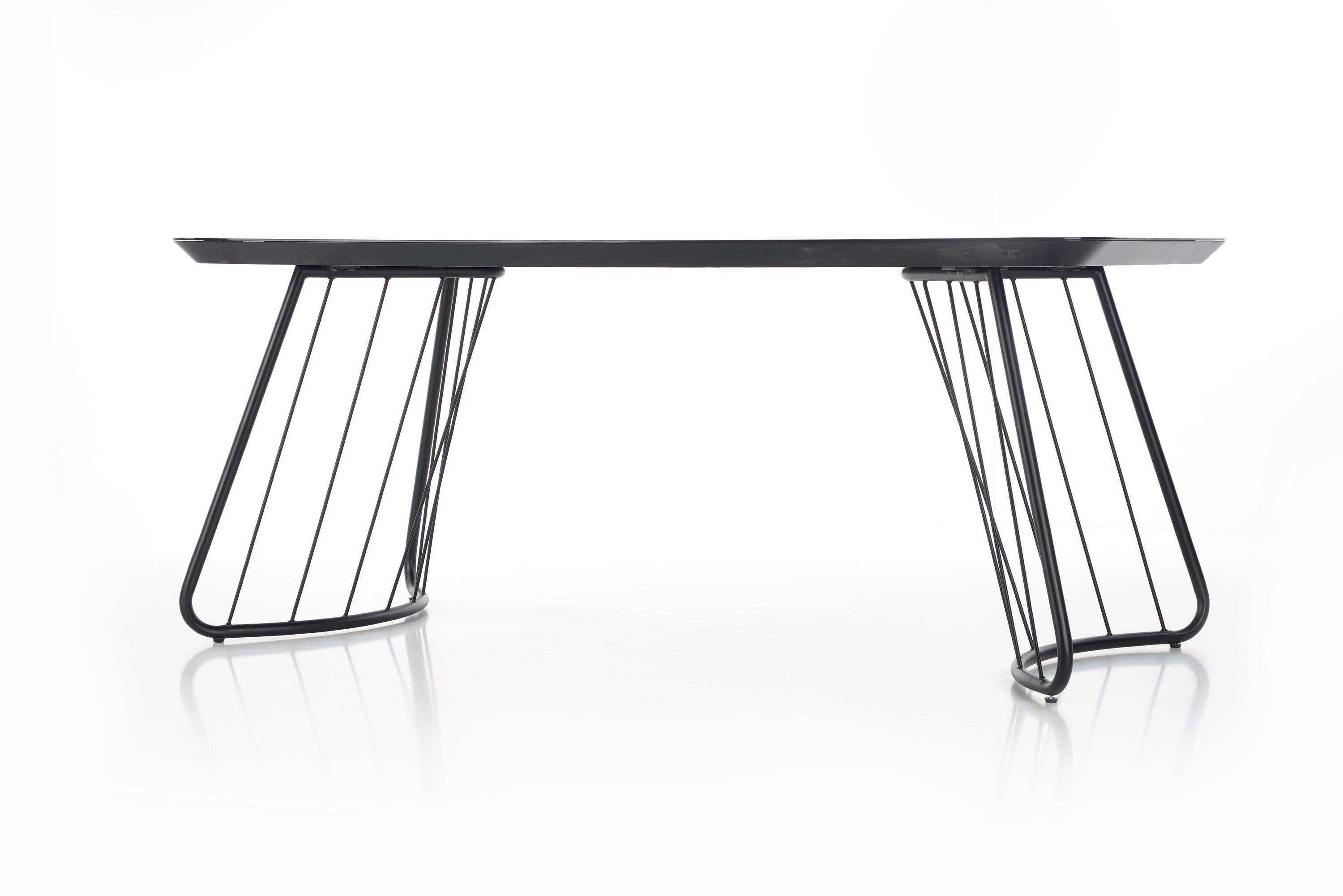 BOSTON stół ciemny popiel / czarny