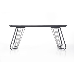 BOSTON stół ciemny popiel / czarny