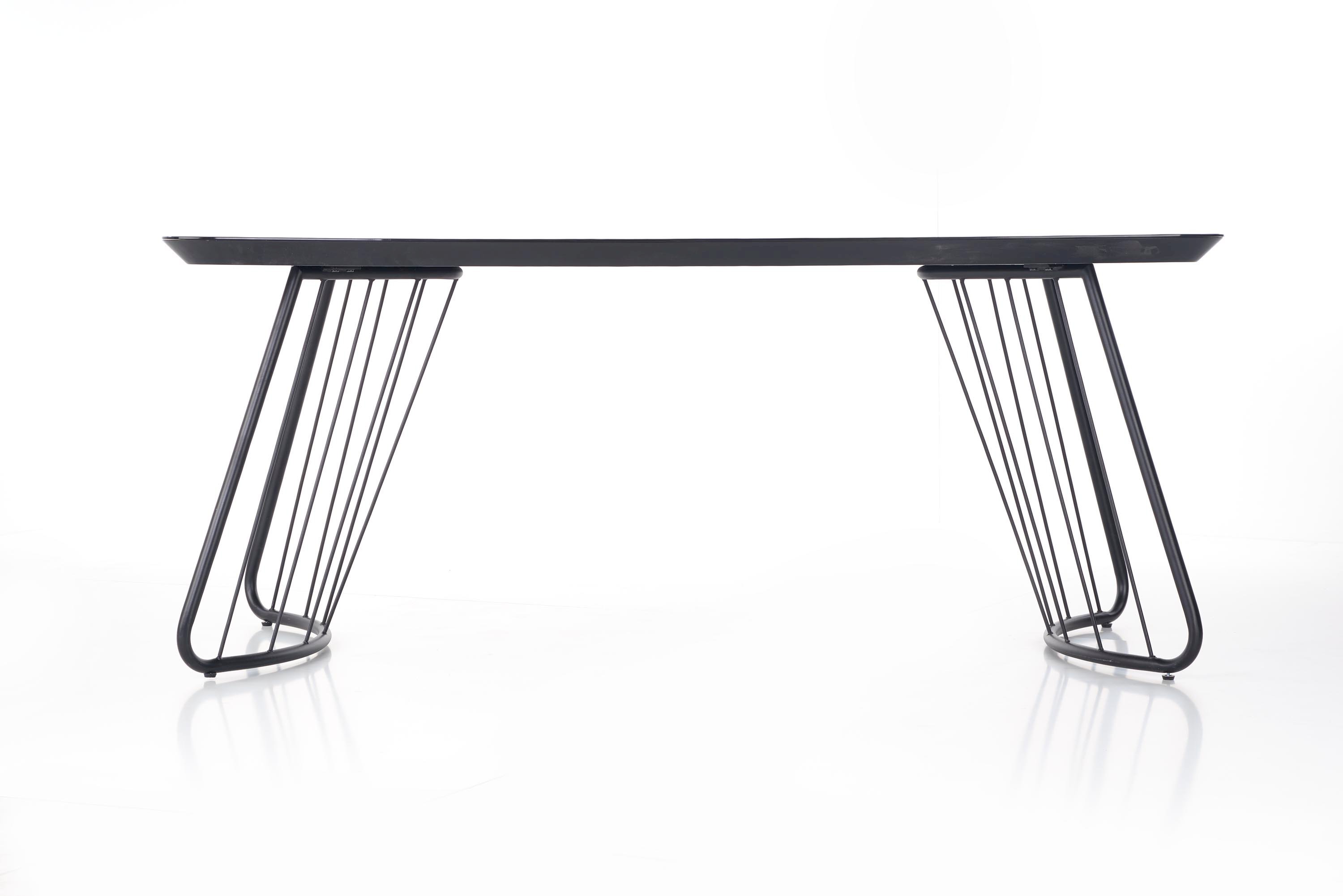 BOSTON stół ciemny popiel / czarny