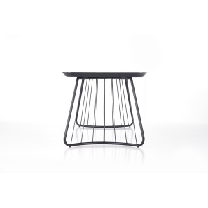 BOSTON stół ciemny popiel / czarny