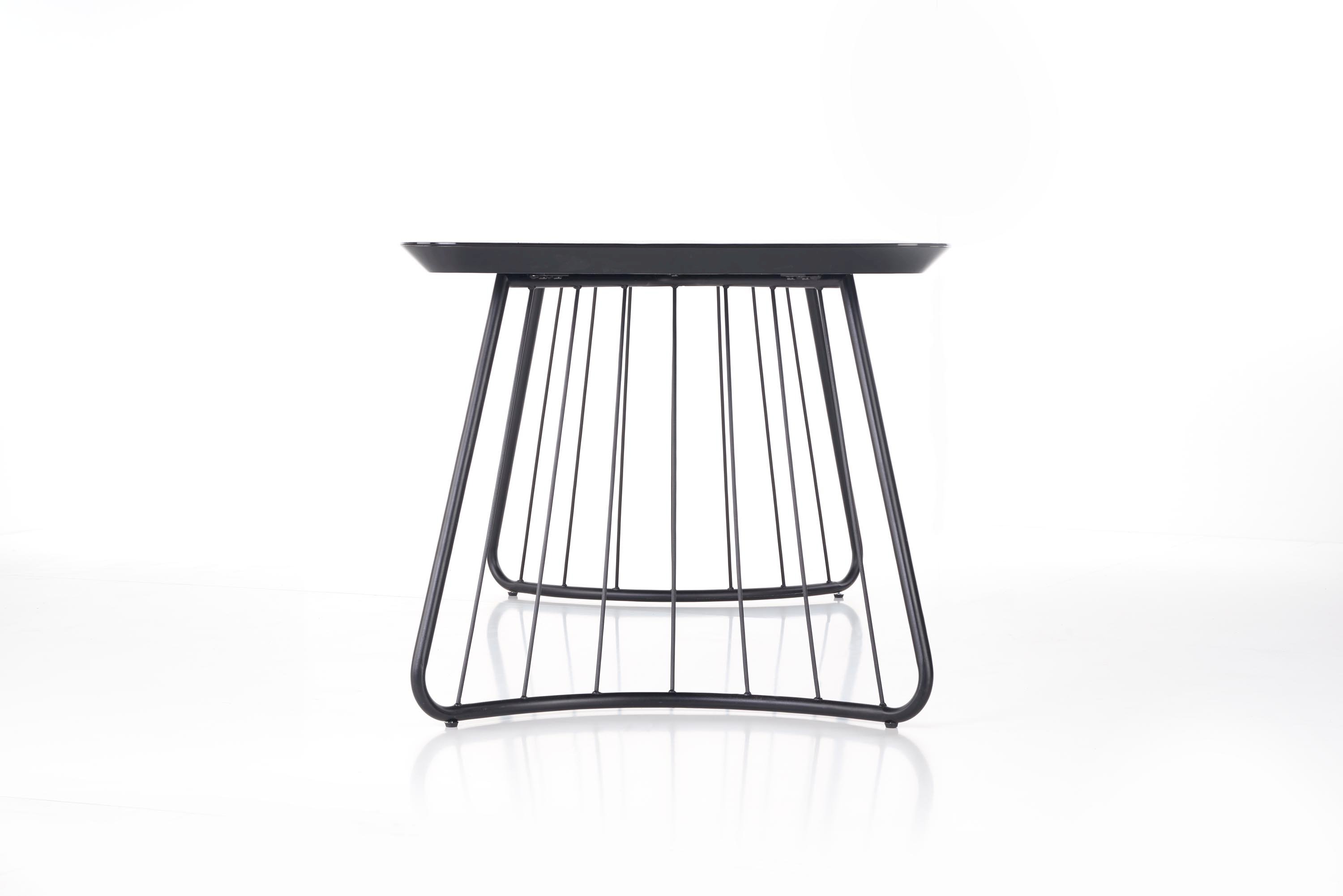 BOSTON stół ciemny popiel / czarny