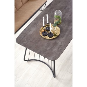 BOSTON stół ciemny popiel / czarny