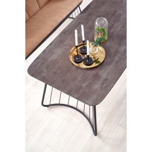 BOSTON stół ciemny popiel / czarny