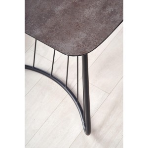 BOSTON stół ciemny popiel / czarny