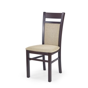 GERARD2 krzesło ciemny orzech / tap: Torent Beige