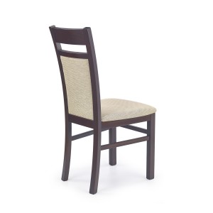 GERARD2 krzesło ciemny orzech / tap: Torent Beige