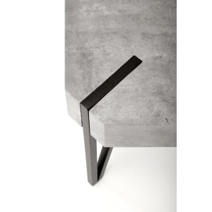 EMILY ława beton / czarny