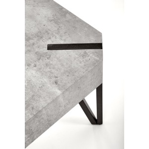 EMILY ława beton / czarny