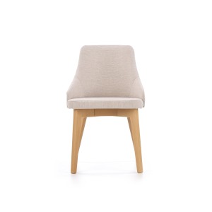 TOLEDO krzesło dąb miodowy / tap. Inari 22 (jasny beż)