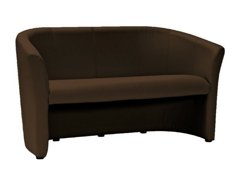 Sofa tm-3 ciemny brąz ek-18 / wenge