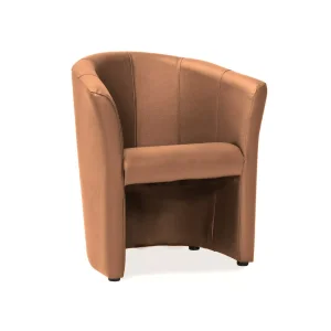 Fotel tm-1 jasny brąz ek-4 / wenge