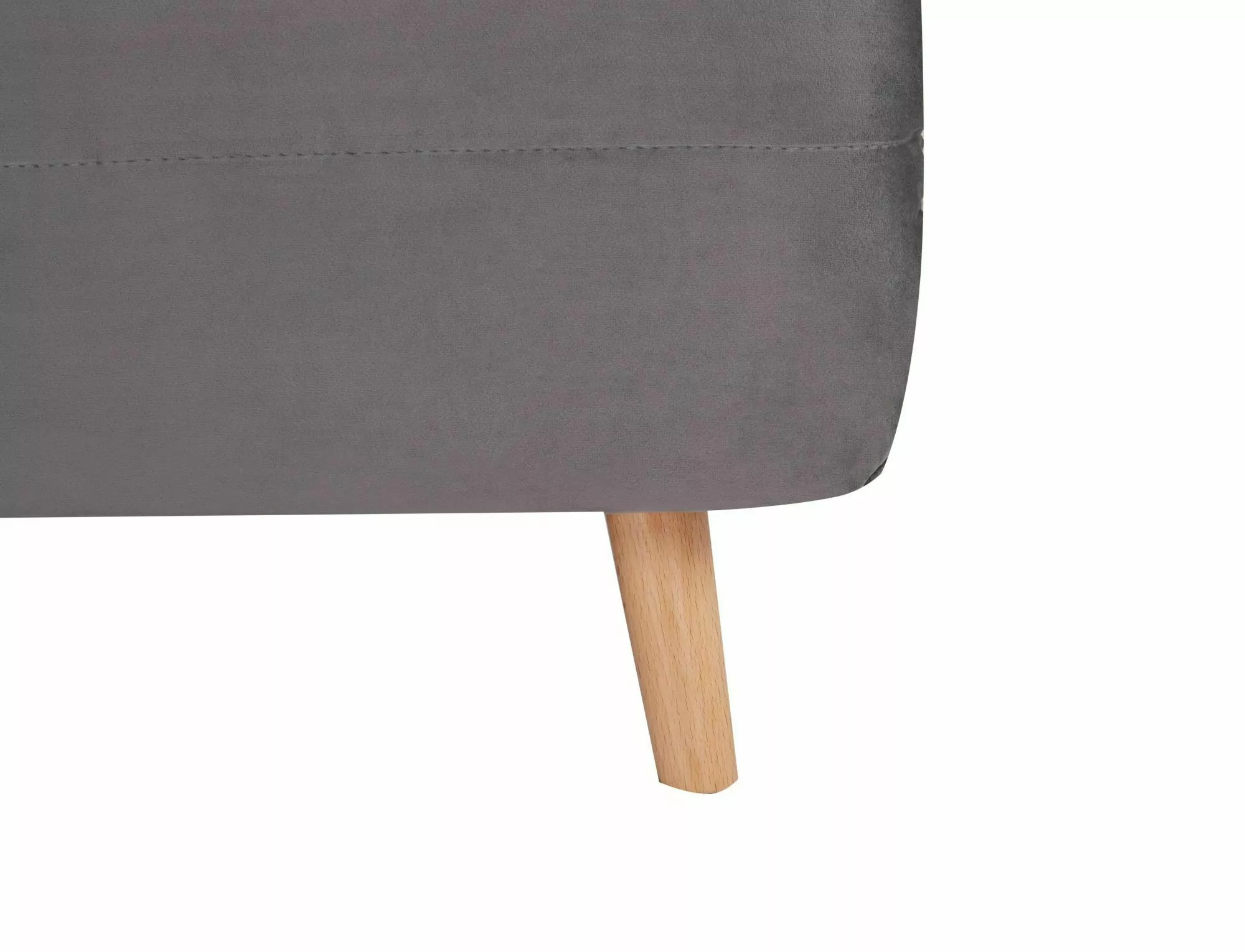 Fotel spike velvet szary tap.139/buk