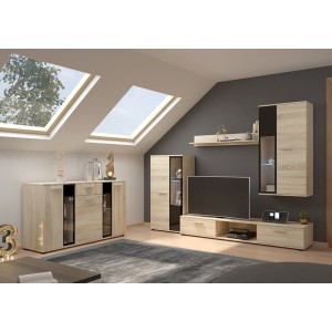 Meblościanka Salsa Dąb Sonoma