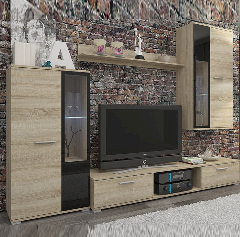 Meblościanka Salsa Dąb Sonoma