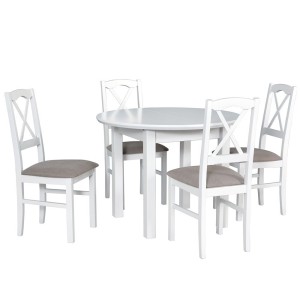 Stół Poli 1 + 4 krzesła Nilo 11