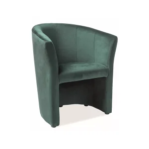 Fotel tm-1 velvet zielony bluvel 78 / wenge