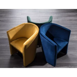 Fotel tm-1 velvet zielony bluvel 78 / wenge